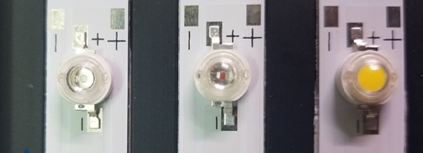 Gắn bóng LED lên thanh LED