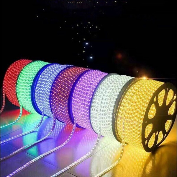 Đèn LED dây đơn sắc trang trí sân vườn 